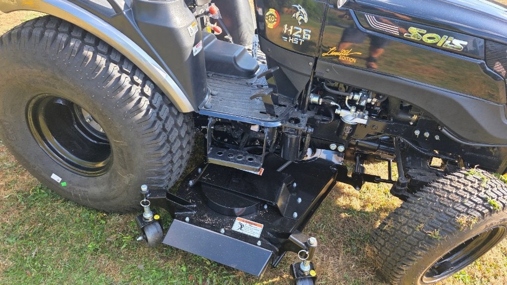 Solis Minitractor 26pk Black Edition met maaidek 158cm, Ophalen, Voertuig of Aanhanger