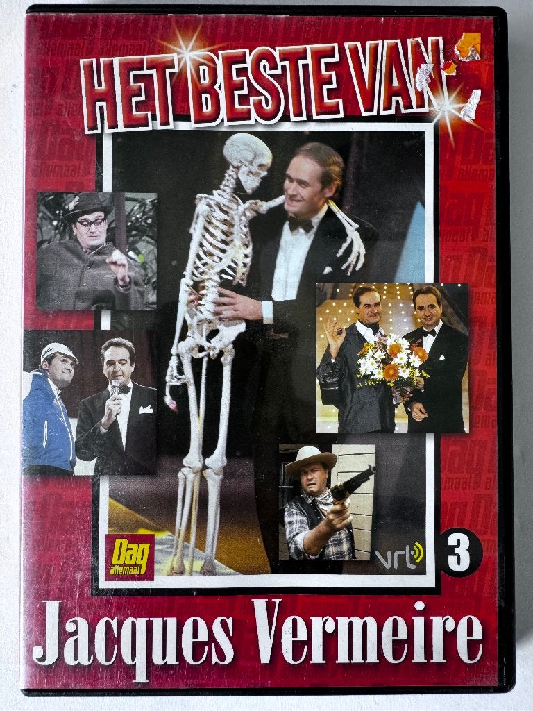 Het Beste Van Jacques Vermeire, Cd's en Dvd's, Dvd's | Cabaret en Sketches, Ophalen of Verzenden, Zo goed als nieuw, Tv-programma of Sketches