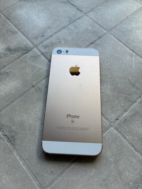 Iphone SE 2016, Étui à rabat, Enlèvement, Doré, Apple