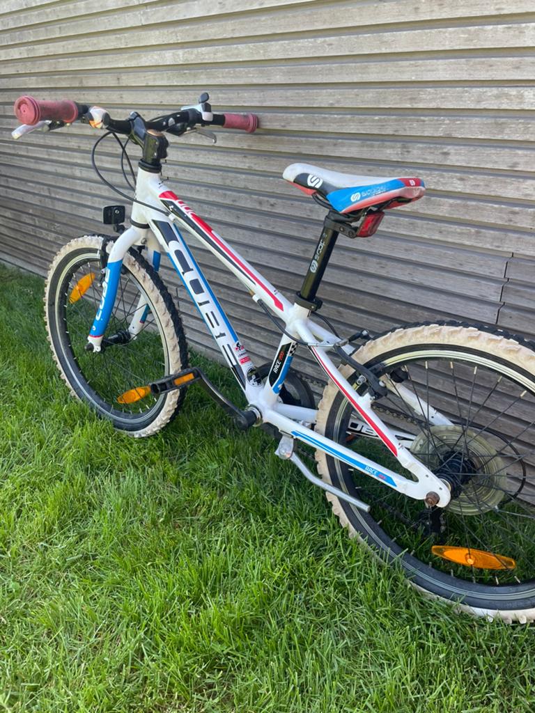 Cube kinder MTB 20 inch, Fietsen en Brommers, Ophalen, Gebruikt, Velgrem, 20 tot 24 inch