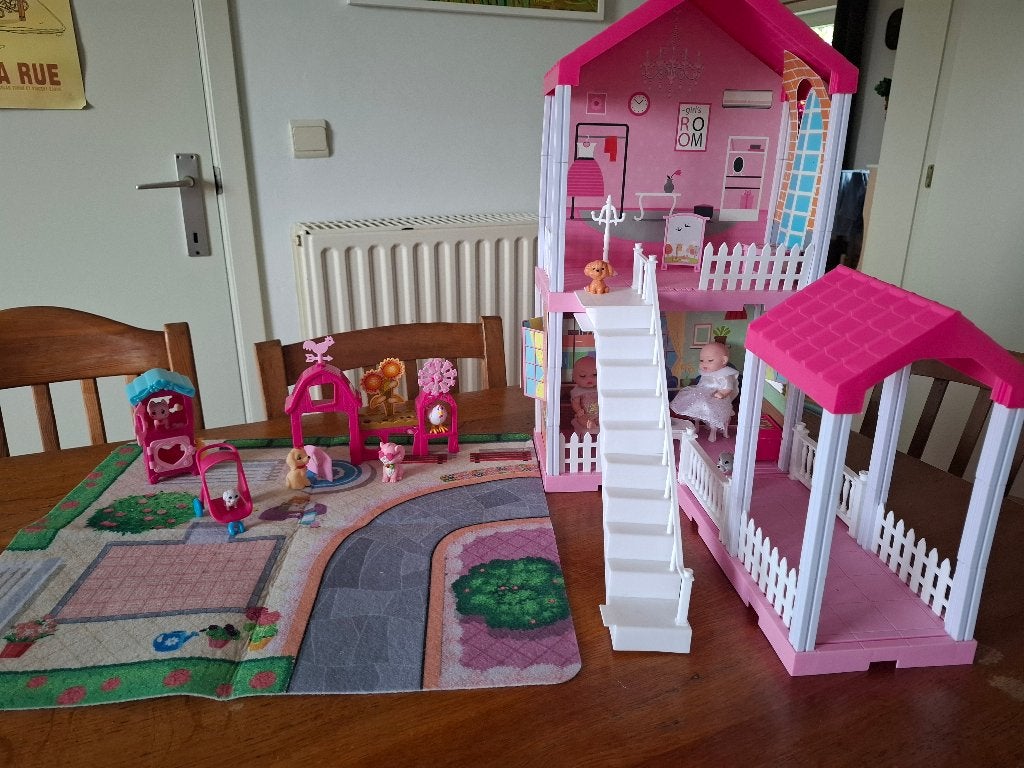 Maison de poupées et accessoires, Collections, Enlèvement ou Envoi, Utilisé, Maison de poupées