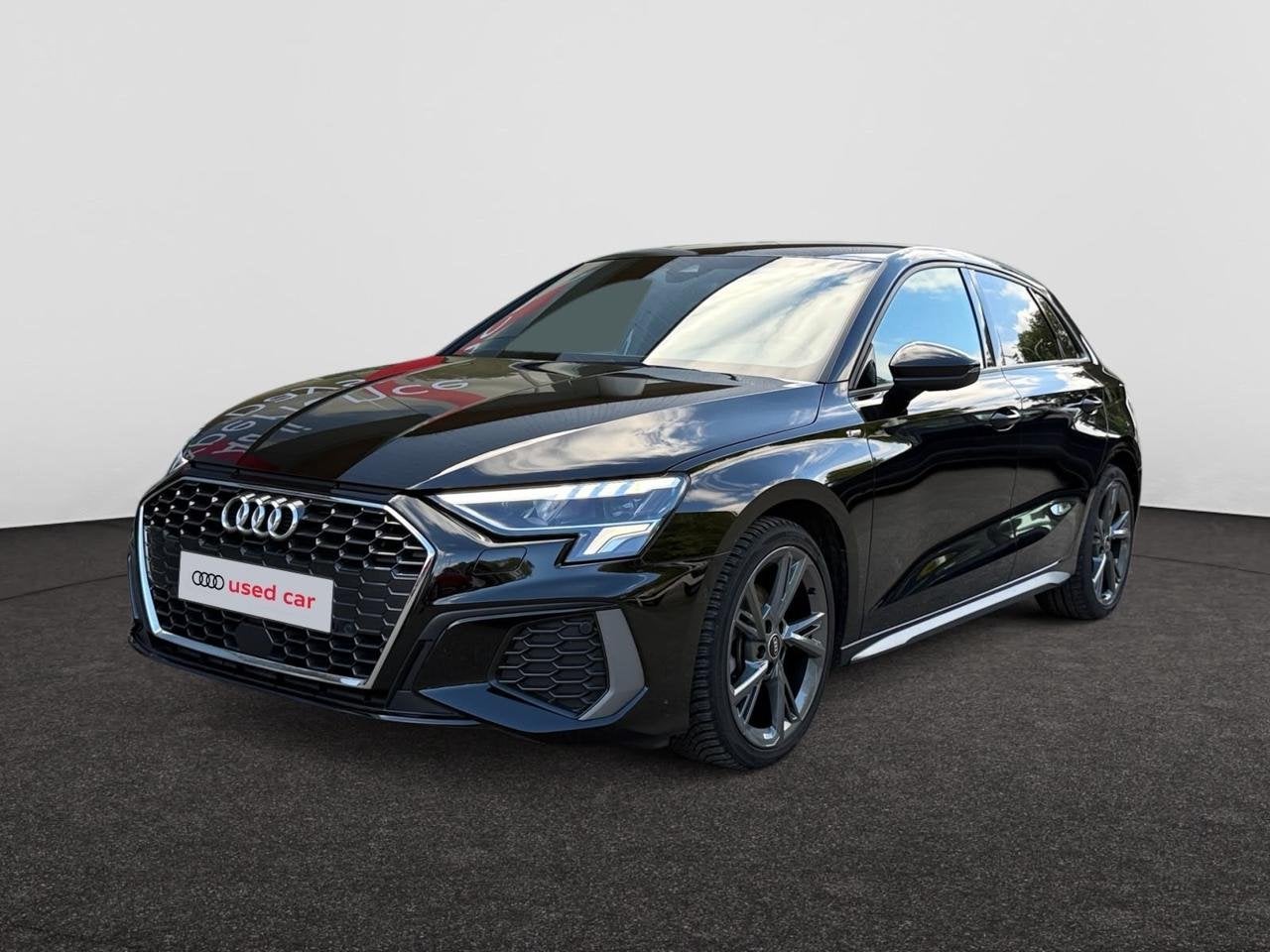 Audi A3 Sportback 30 TFSI Sport Edition, Auto's, Parkeerassistent, Zwart, Bedrijf, Handgeschakeld