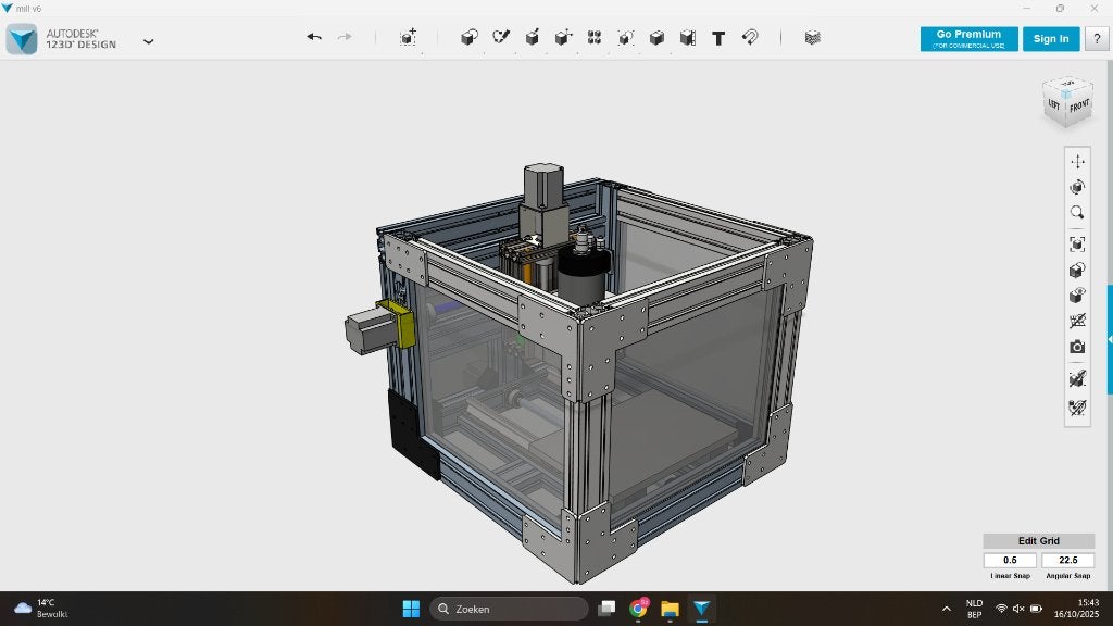 Freesmachine CNC 4-axis 2.2kW, Ophalen, Nieuw