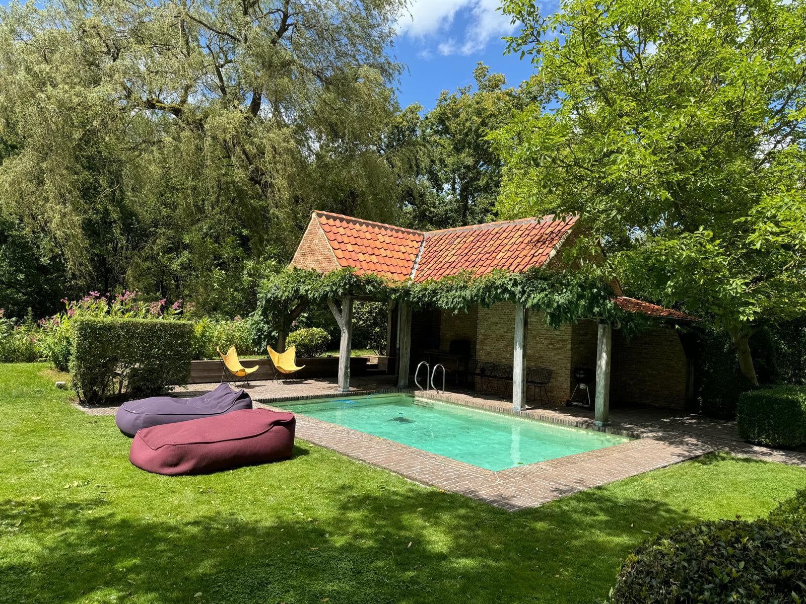 Ligbedden tuin met poef Paola Lenti, Ophalen, Gebruikt, Overige materialen