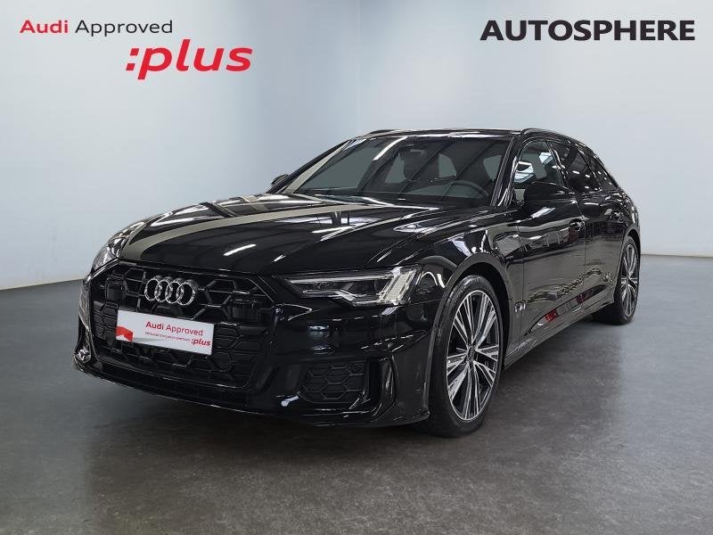 Audi A6 Avant S-line | 2.0 tdi 163 cv | GPS | Camera 360 | C, Automaat, USB, Zwart, Bedrijf