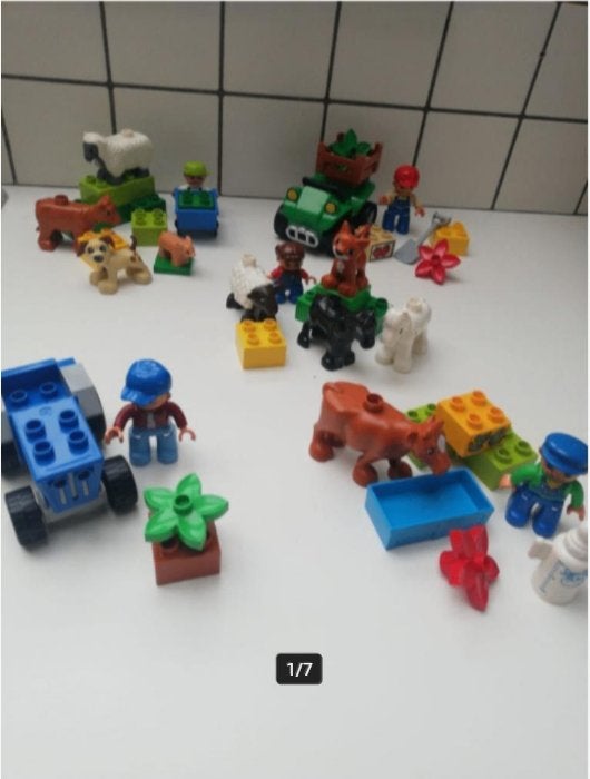 duplo boerderij dieren 4972 5645 5646 10521 4969, Ophalen of Verzenden, Compleet, Complete set, Duplo