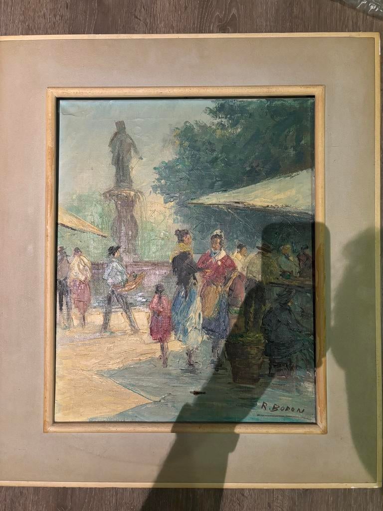 Schilderij R.Boron, Enlèvement