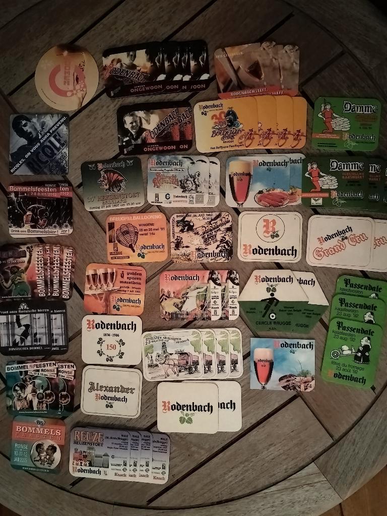 OUDE BIERKAARTEN / BIERVILTJES LOT R, Verzamelen, Ophalen of Verzenden