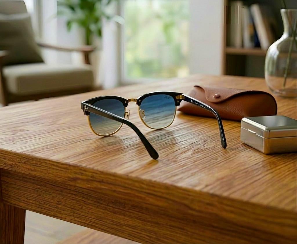 Rayban clubmaster, Sunglasses, Zonnebril, Ophalen of Verzenden, Zonnebril