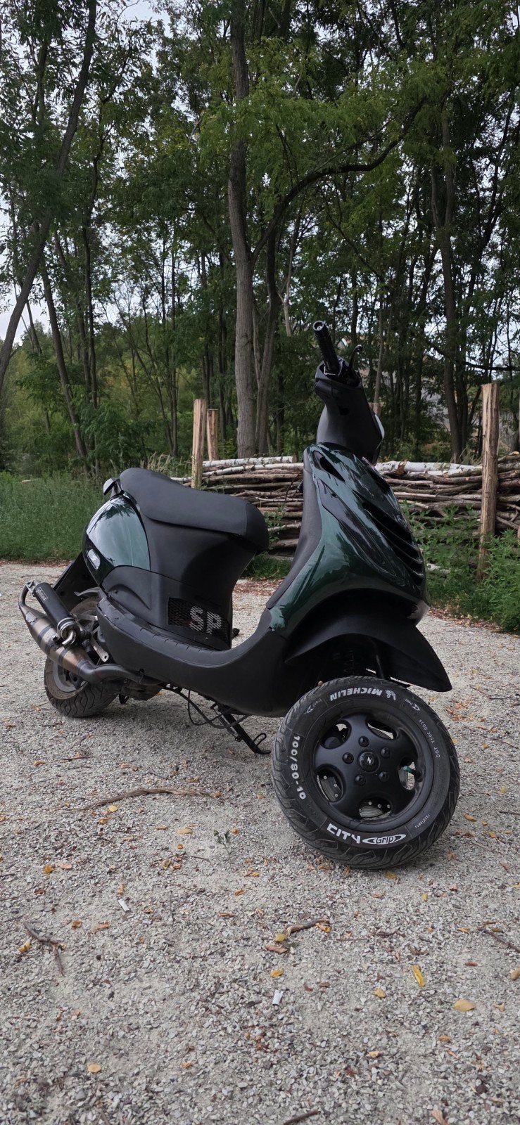 Piaggio Zip 2-takt A-klasse Malossi 70cc setup, Ophalen, Gebruikt, Klasse A (25 km/u), Benzine