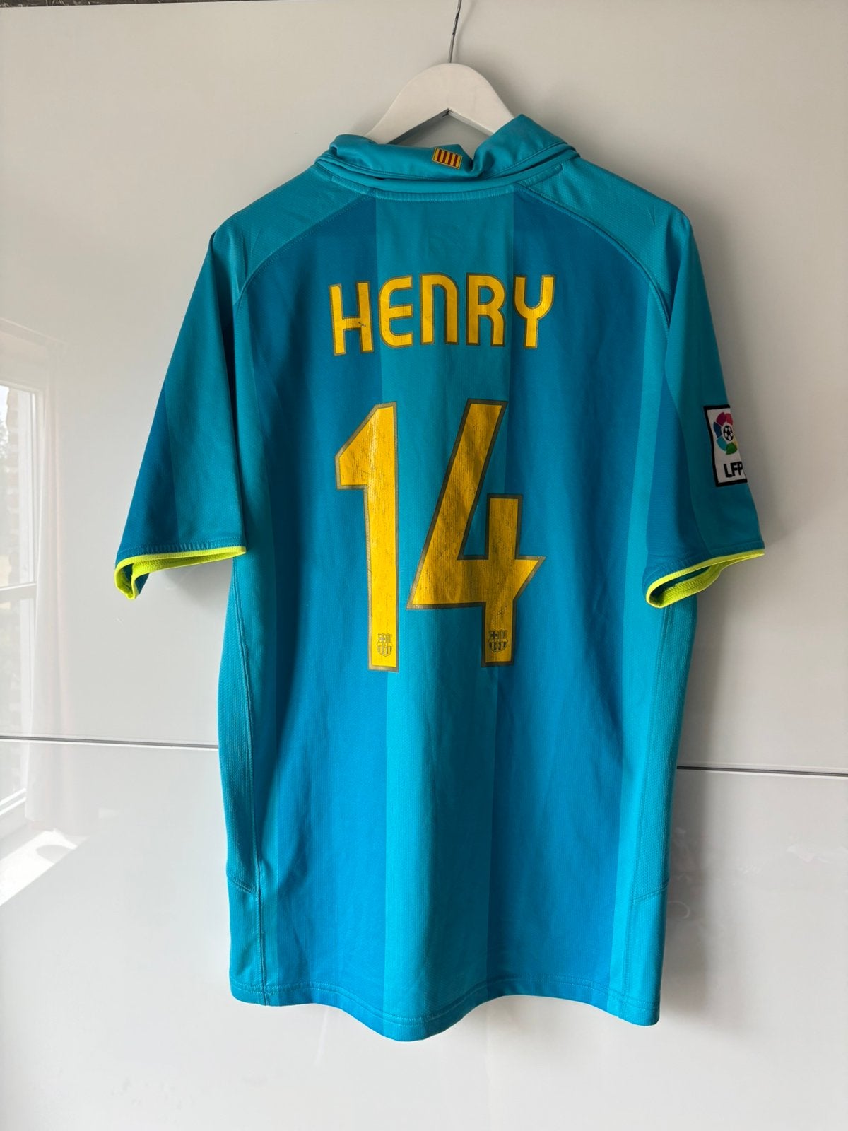 Voetbalshirt Barcelona - Henry, Maat L, Verzenden, Zo goed als nieuw