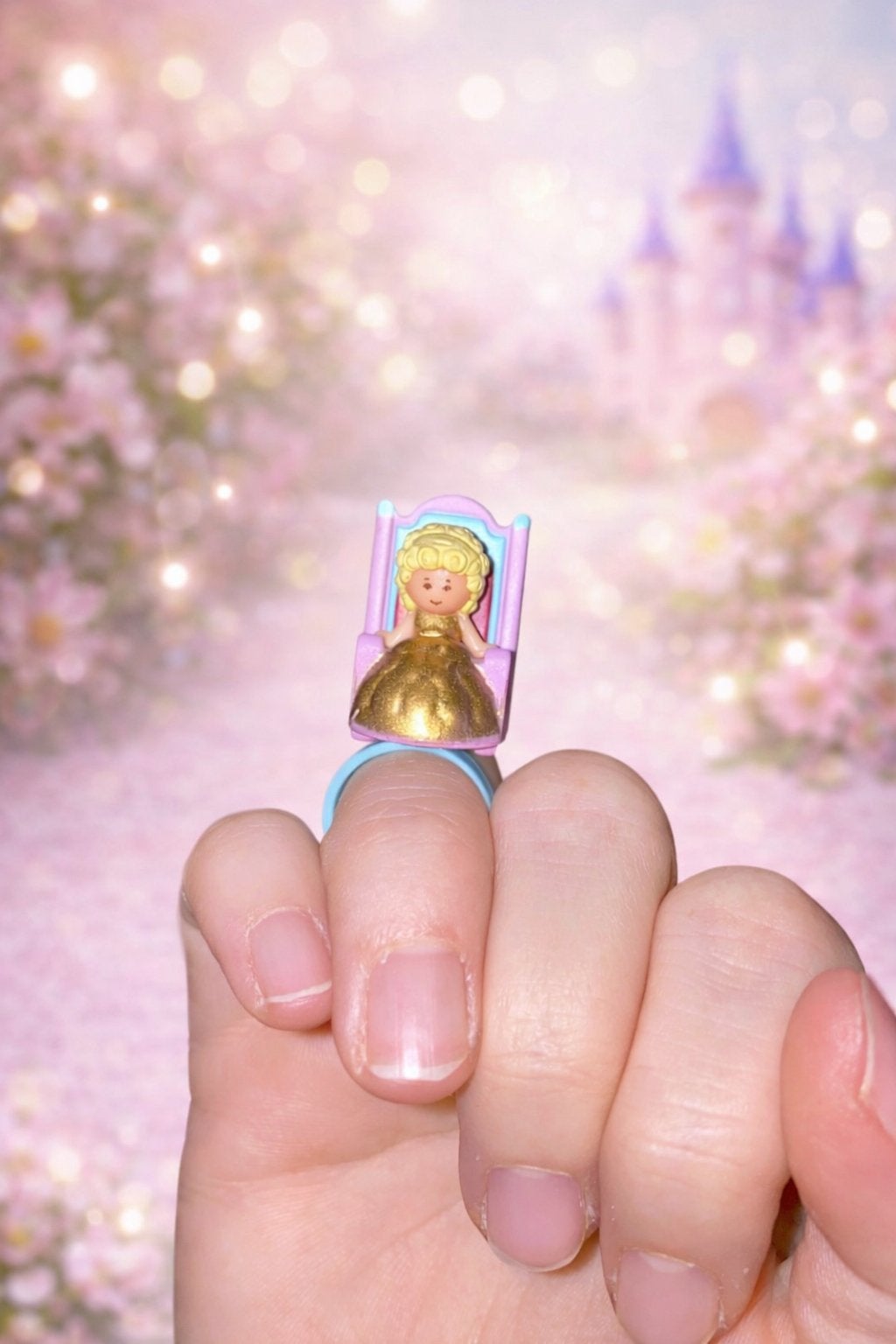 Vintage Polly Pocket Bluebird Polly Plays Princess Ring, Ophalen of Verzenden, Zo goed als nieuw