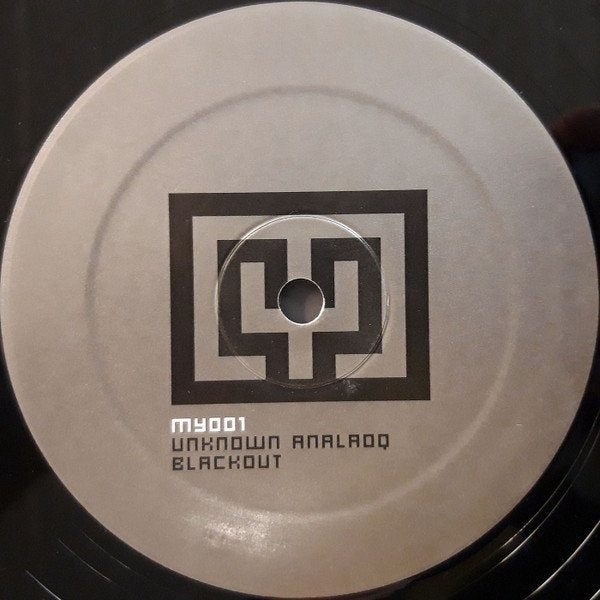 Unknown Analoq - Blackout, Cd's en Dvd's, Ophalen of Verzenden, Gebruikt, 12 inch, House