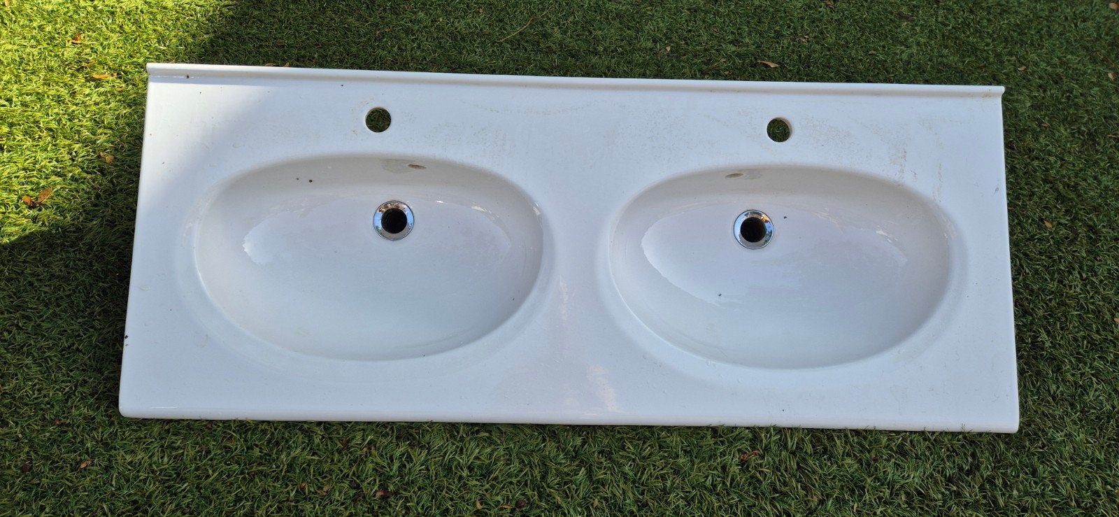 Dubbele Lavabo, Ophalen, Gebruikt, Wasbak of Wastafel