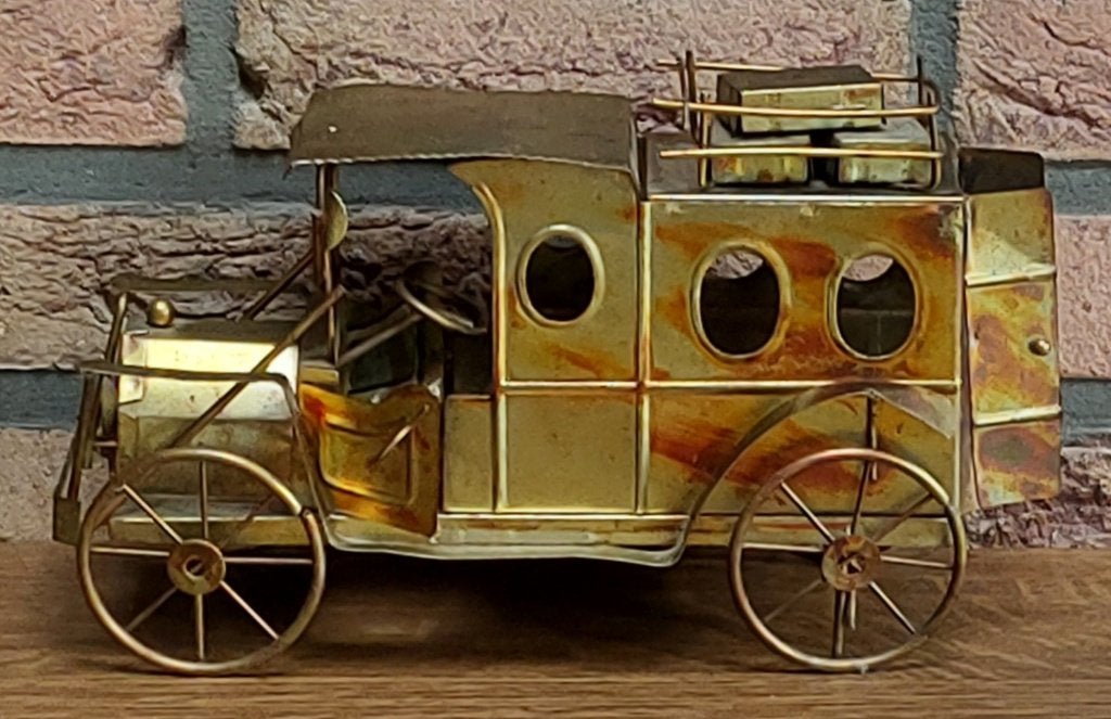 Voiture musicale - Sanyo - Excellent état de fonctionnement, Antiquités & Art, Art | Objets design, 16 cm, Or, Objet, Enlèvement