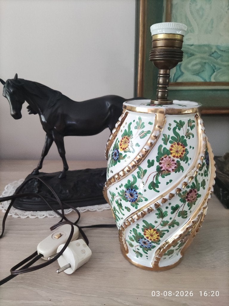 Keramieken onderstel lamp Ars Deruta, Enlèvement ou Envoi