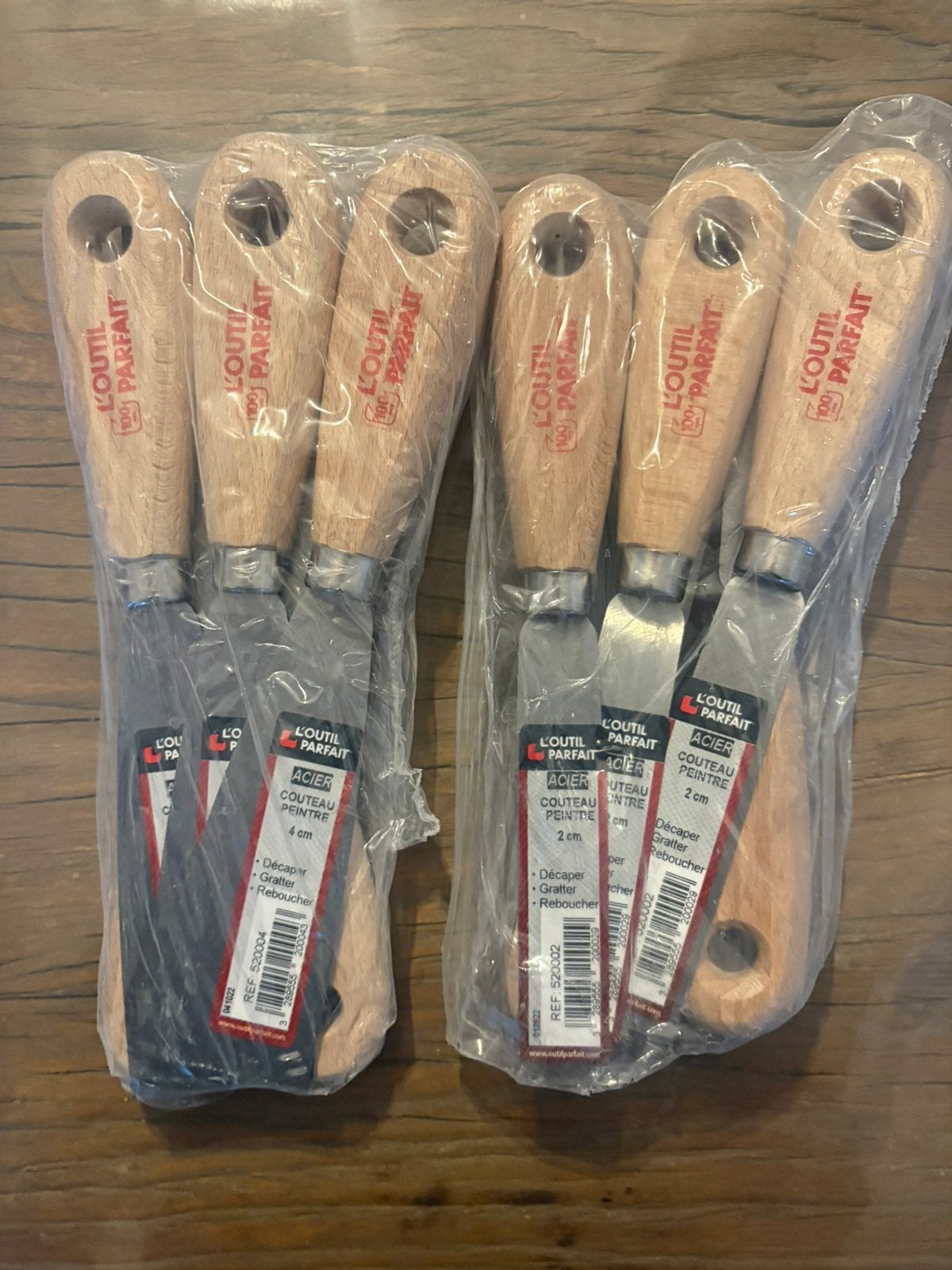Lot de 10 couteaux de peintre neufs - L’Outil Parfait, Enlèvement ou Envoi, Comme neuf