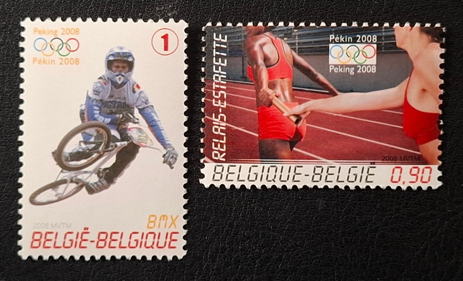 België: OBP 3797/98 ** Sport 2008., Ophalen of Verzenden, Zonder stempel, Postfris, Postfris