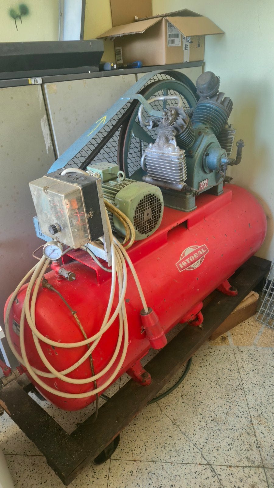 compressor, Ophalen