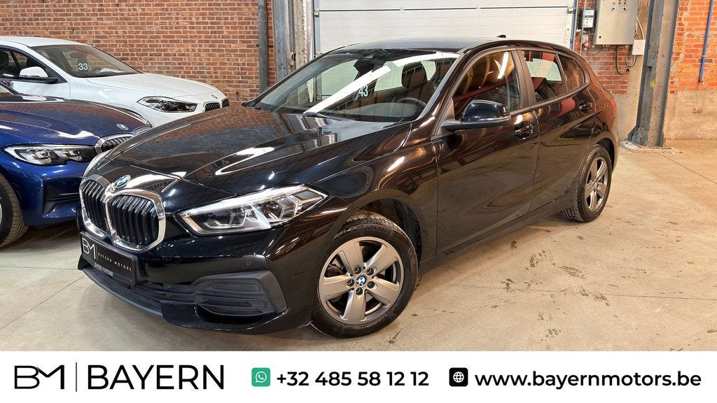 BMW 116 dA Automaat LED CarPlay EURO 6d Garantie, Autos, Achat, Euro 6, Entreprise, Noir