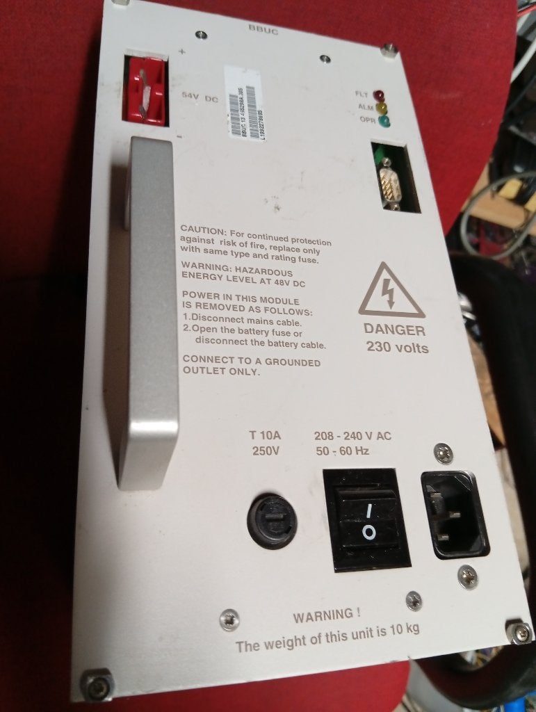 ALIMENTATION  POUR ÉMETTEUR 220V AC 40V <-> 54V DC 28A, Enlèvement, Utilisé, Émetteur