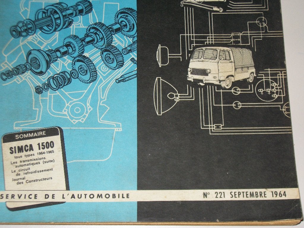 revue technique simca 1500 de 1964, Enlèvement ou Envoi