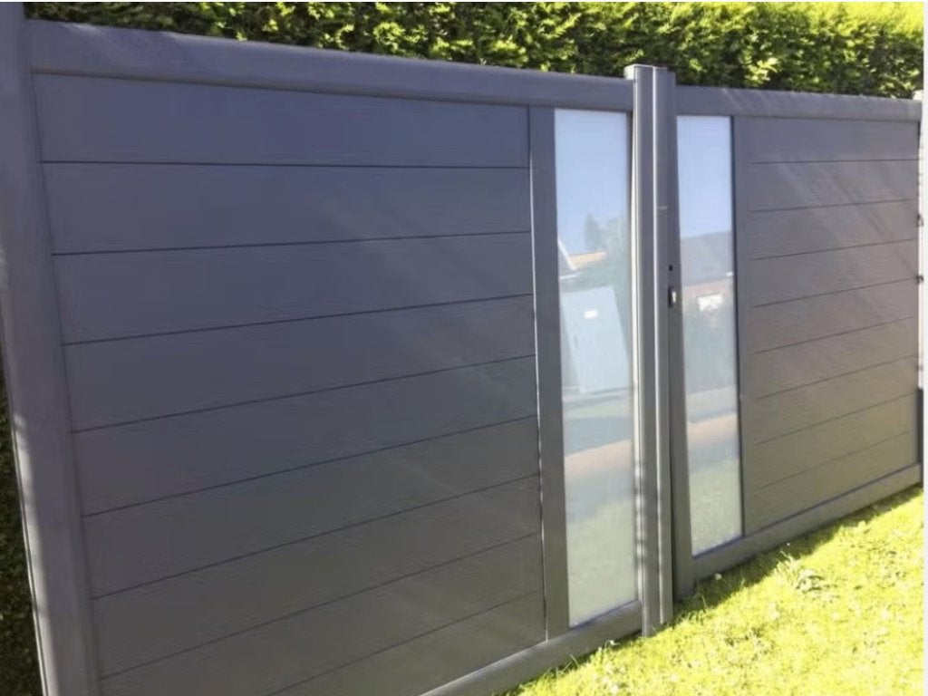 draaipoort, Tuin en Terras, Ophalen, Gebruikt, Aluminium, Draaipoort