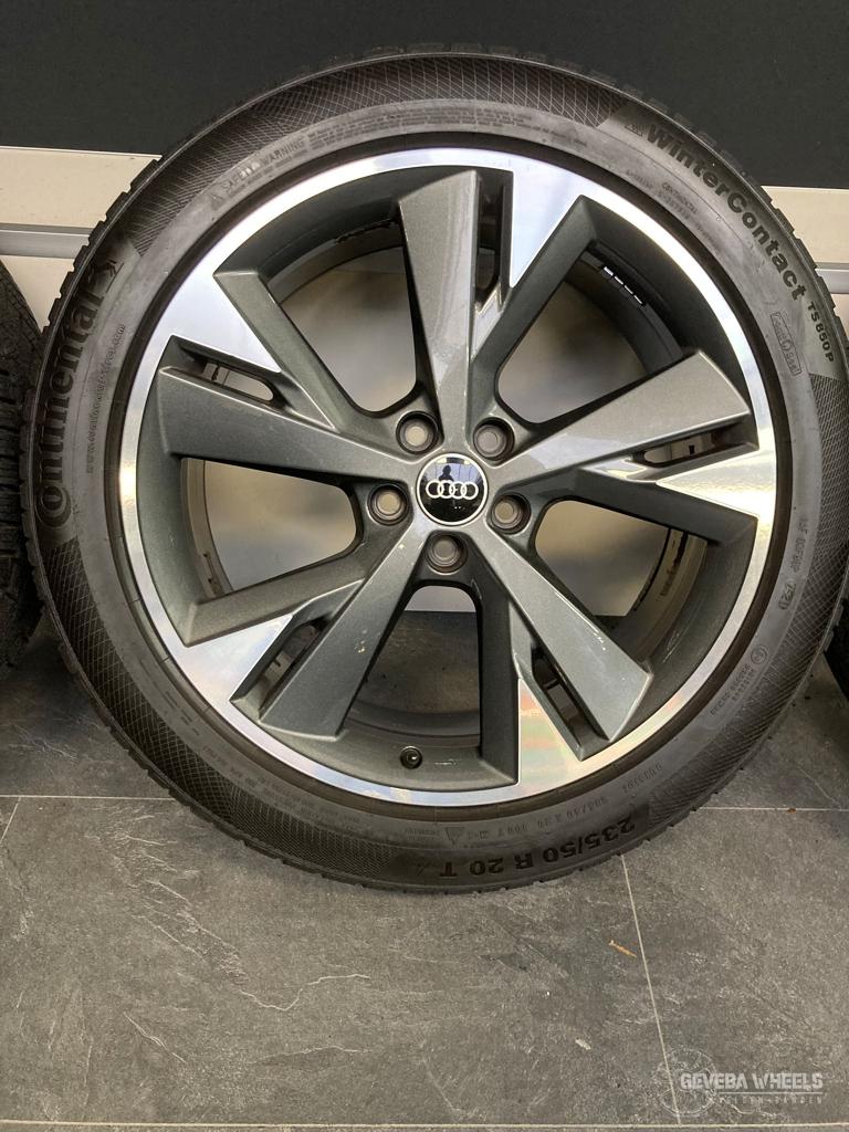 20” originele Audi Q4 etron velgen + winterbanden 5x112  89A, Auto-onderdelen, Banden en Velgen, Gebruikt, -, -, Banden en Velgen