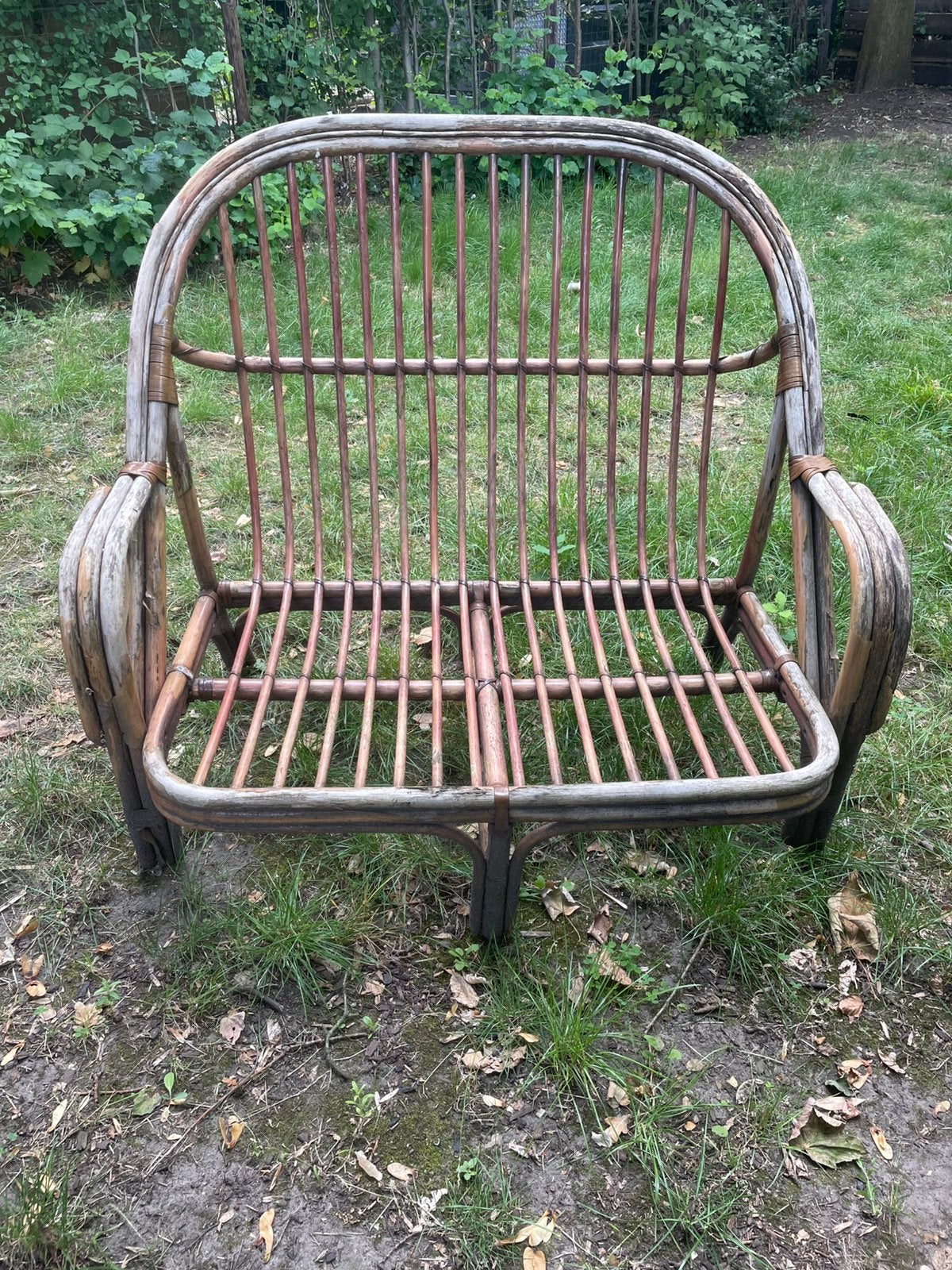 Rotanstoel zonder kussen, Jardin & Terrasse, Chaises de jardin, Enlèvement, Utilisé, Rotin