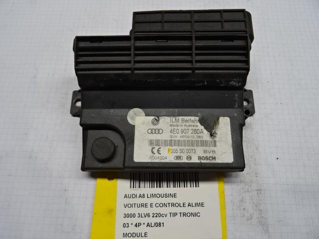 UNITE ELECTRONIQUE Audi A8 (D3) (4E0907280A), Autos : Pièces & Accessoires, Électronique & Câbles, Audi, Utilisé