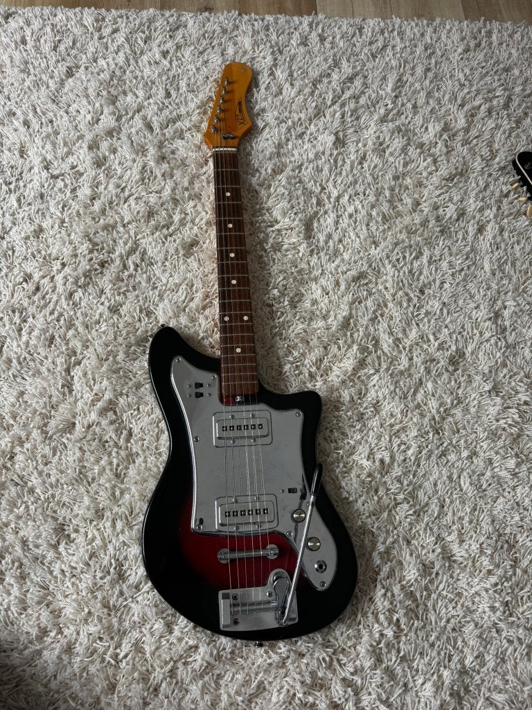 Guitare EKO X-27 '65 Italy, Muziek en Instrumenten, Snaarinstrumenten | Gitaren | Elektrisch, Ophalen, Gebruikt, Solid body, Overige merken