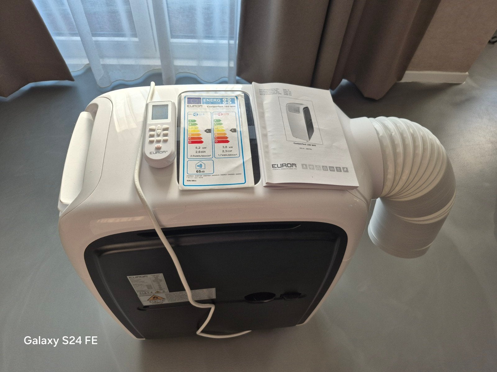 Airco Eurom, Electroménager, 60 à 100 m³, Comme neuf, Enlèvement, Ventilation