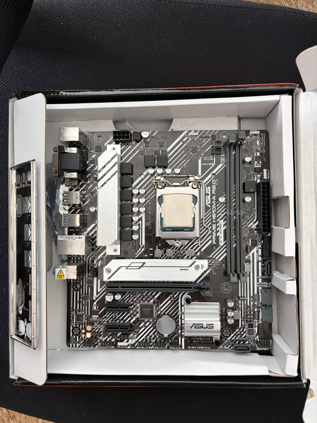 Kit cm + cpu i5 11600k, Informatique & Logiciels, Cartes mères, Enlèvement, Comme neuf, Intel