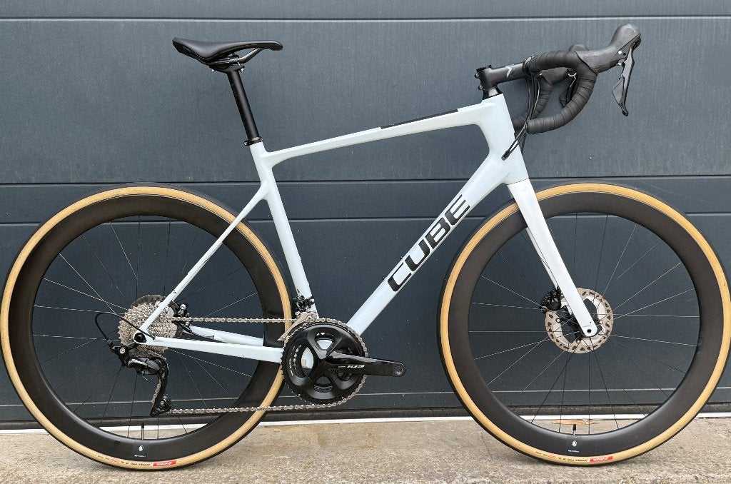 cube attain gtc race, Ophalen, Gebruikt, Carbon, 57 tot 61 cm