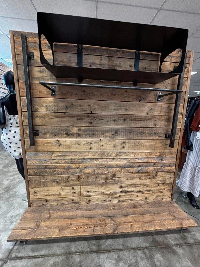 Panneaux rayonnage bois magasin - 2 m - 50€/pièce, Articles professionnels, Enlèvement