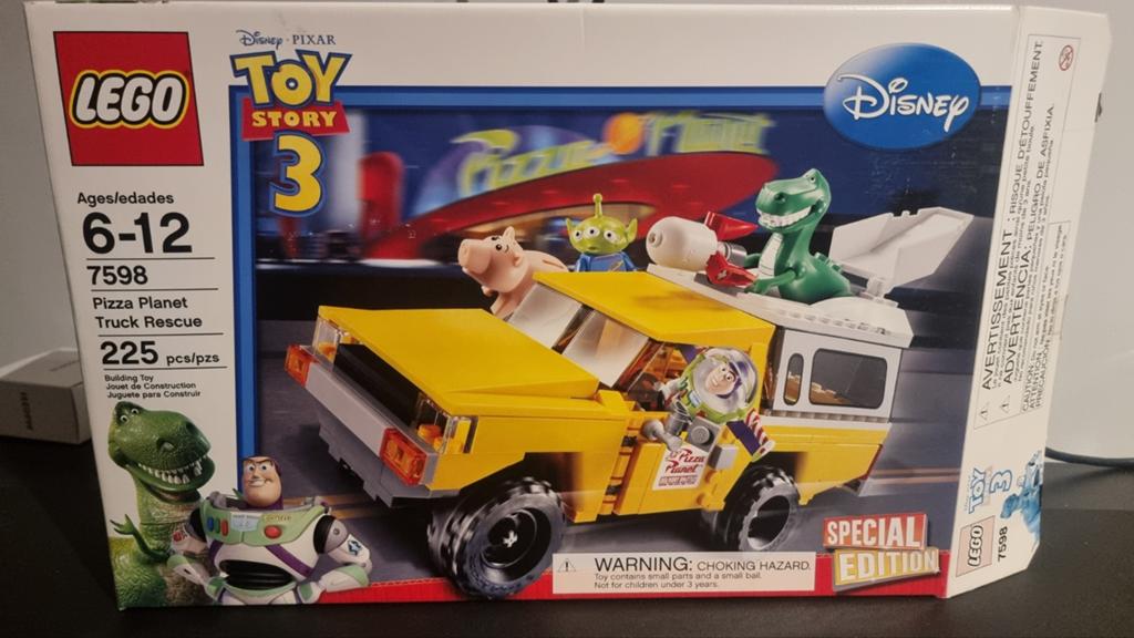 Lego 7598: Pizza Planet Truck Rescue, Ophalen, Inclusief doos, Lego