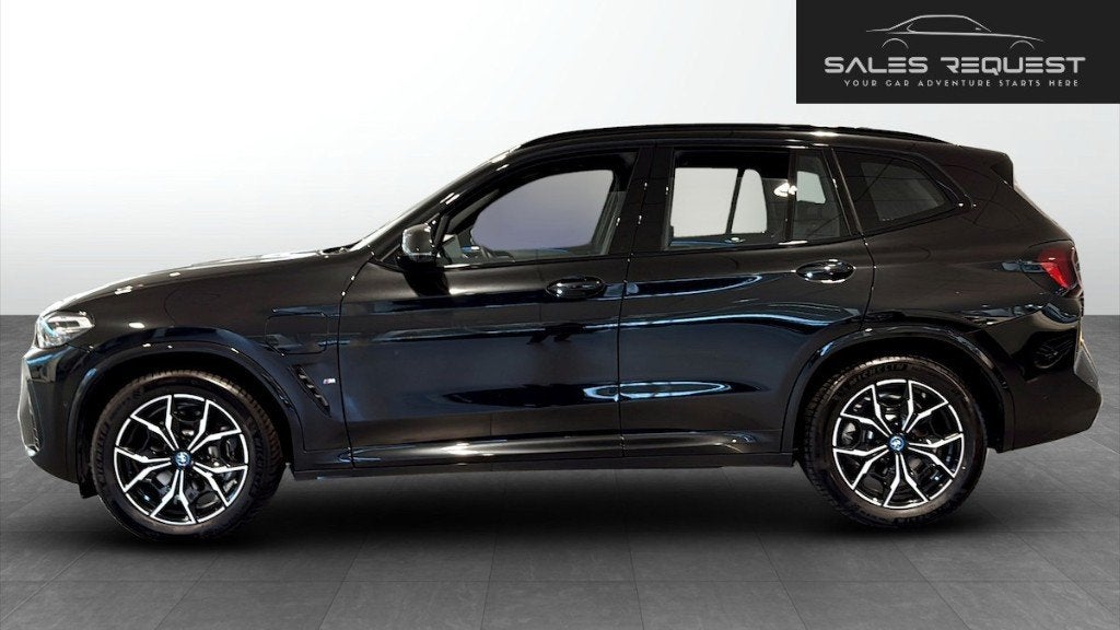 BMW X3 30e, Auto's, Achterwielaandrijving, Zwart, Leder, Bedrijf