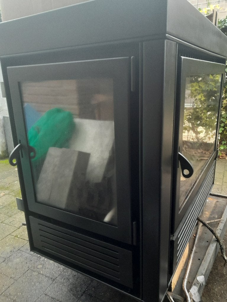 Inbouwcassette Flam (hoek), Ophalen, Gebruikt, Kachel