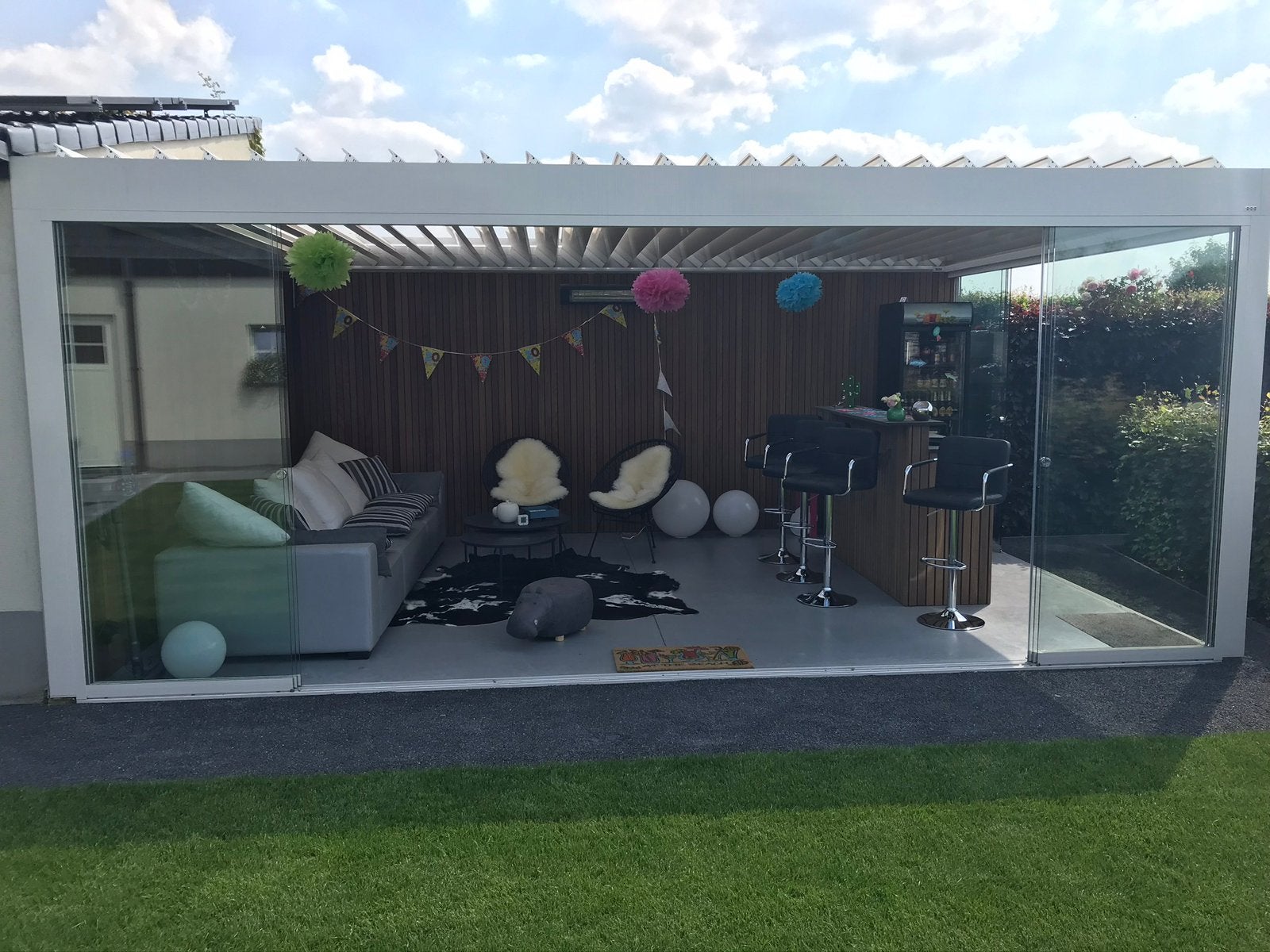 Pergola/poolhouse Bavona, Tuin en Terras, Overkappingen, Ophalen, Zo goed als nieuw