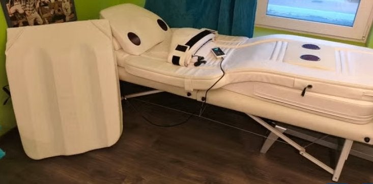 andullatiebedje met toebehoren, Enlèvement, Neuf, Table de massage