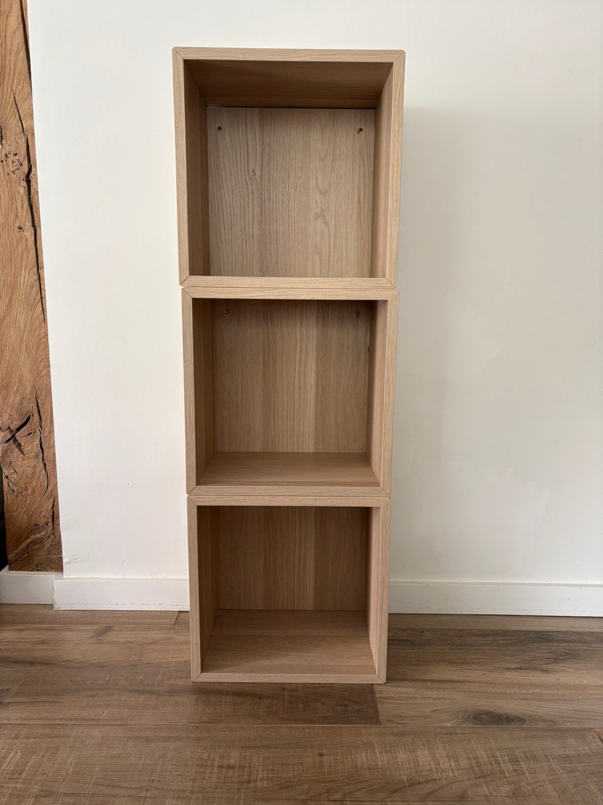 Ikea Eket wandkastje - 3 stuks - eik, Ophalen, Gebruikt, Scandinavisch