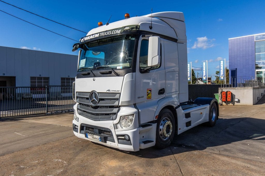 Mercedes-Benz ACTROS 1845+VOITH+HYDR (bj 2018), Auto's, Automaat, Achterwielaandrijving, Euro 6, Wit