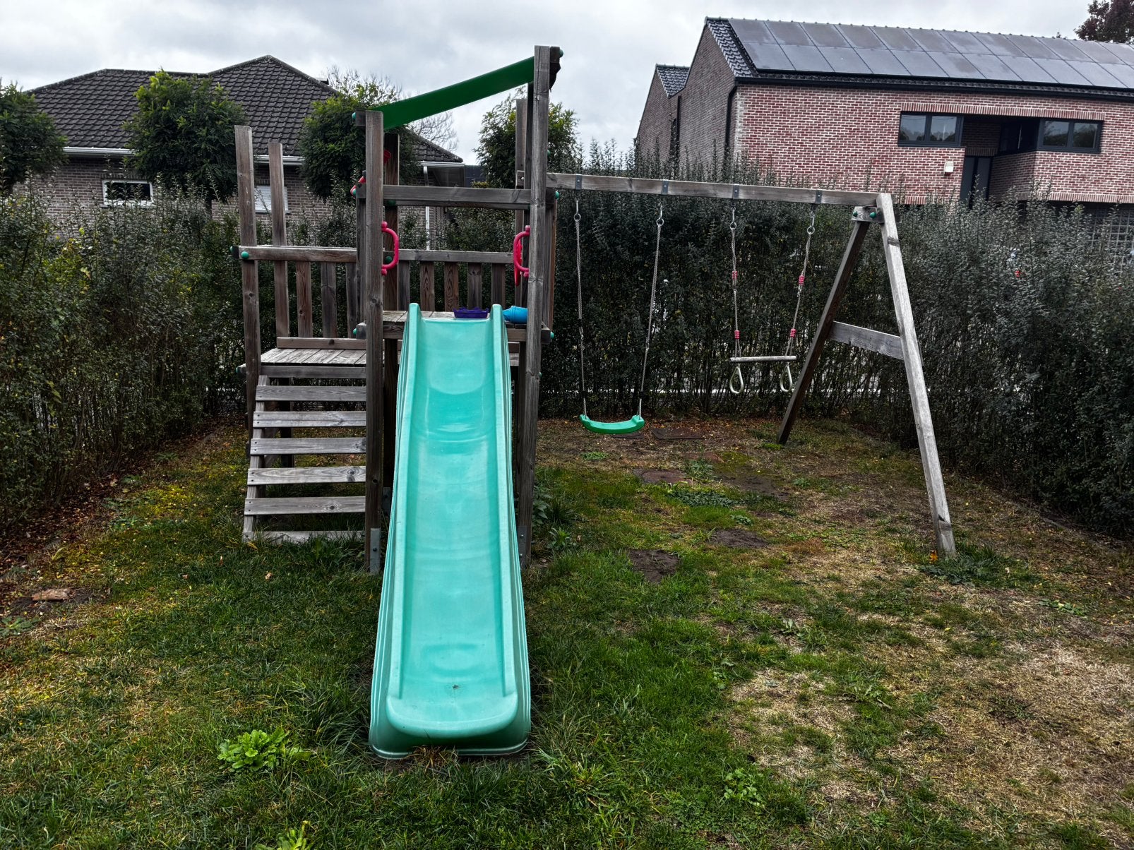 Schommel met glijbaan, Kinderen en Baby's, Ophalen, Gebruikt, Glijbaan