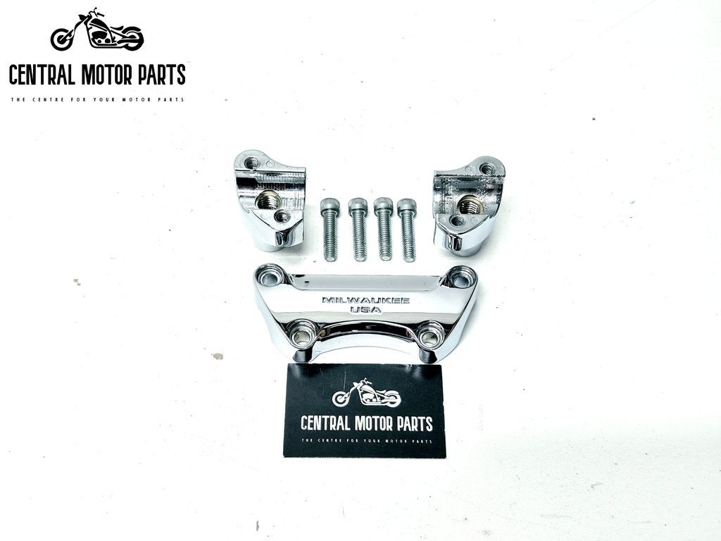 Ensemble de rehausseurs chromés de 1 pouce - 2, Motos, Pièces | Harley-Davidson, Utilisé, Enlèvement ou Envoi