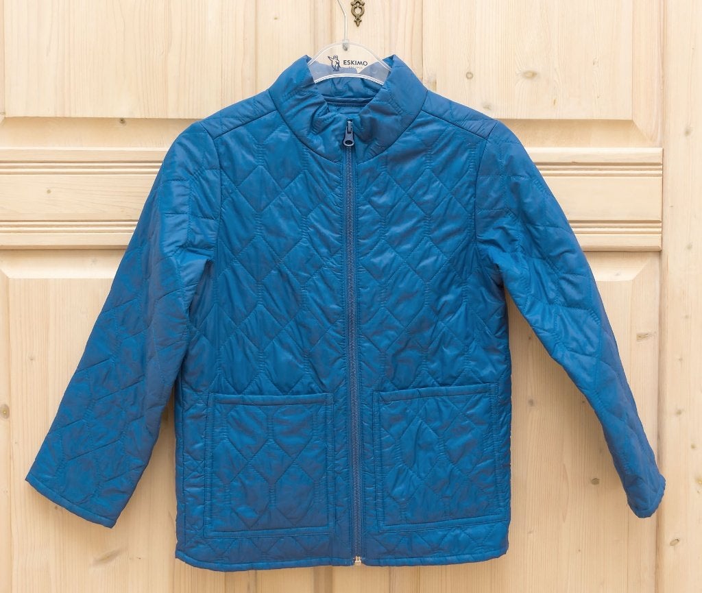 Blauw gewatteerd jasje Benetton, maat 6-7 jaar, Enfants & Bébés, Vêtements enfant | Taille 116, Garçon ou Fille, Enlèvement ou Envoi