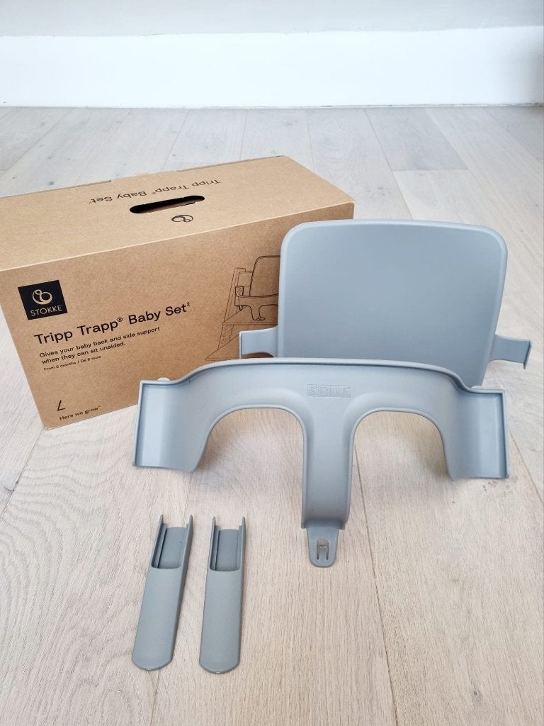 Baby Set Stokke Tripp Trapp avec tablette, Enlèvement, Comme neuf, Chaise évolutive, Réducteur de chaise