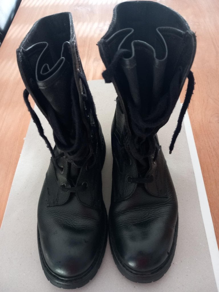 Bottine Jungle Boots militaires-cuir et tissu noir, T 42/8., Vêtements | Femmes, Chaussures, Chaussures de marche, Army, Enlèvement