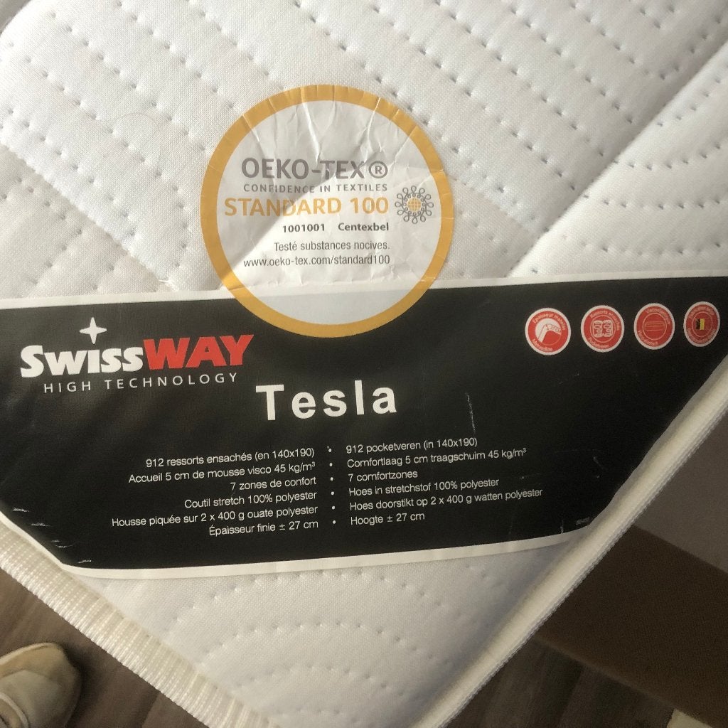 MATRAS EENPERSOONSBED, Huis en Inrichting, Slaapkamer | Matrassen en Bedbodems, Ophalen, Nieuw, Eenpersoons, Matras