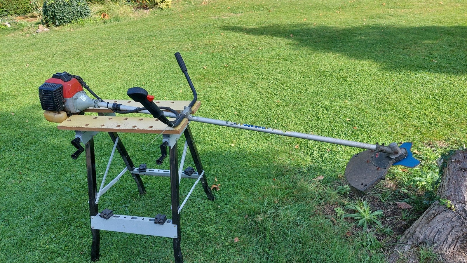 33cc grastrimmer benzine, Jardin & Terrasse, Top Garden, Enlèvement, Utilisé, 10 à 30 cm