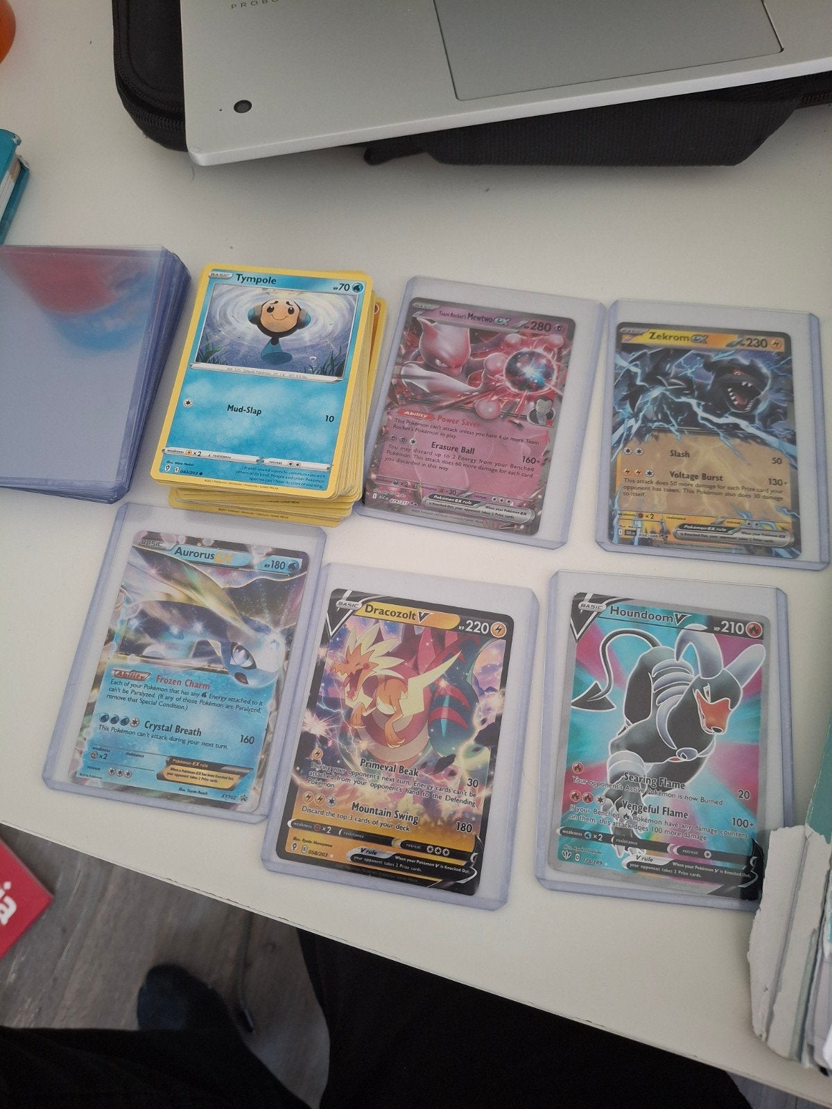 Pokemon kaarten te koop plus 10 toploaders, Hobby en Vrije tijd, Verzamelkaartspellen | Pokémon, Ophalen